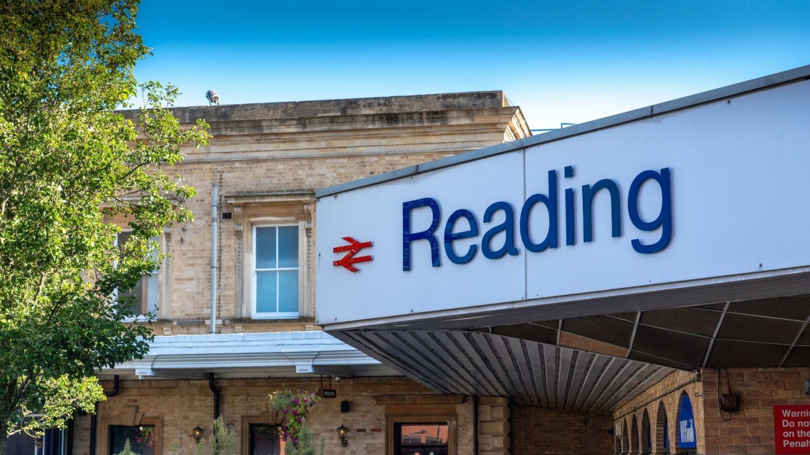 Reading Station sign